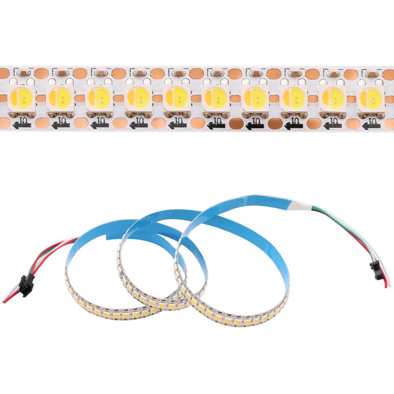 5V SK6812 144 1-Meter Digital Dim to Warm to Bright WWA LED Strip 5V SK6812 144 1-Meter Digital Dim to Warm to Bright WWA LED Strip